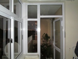 Sliding windows and single door